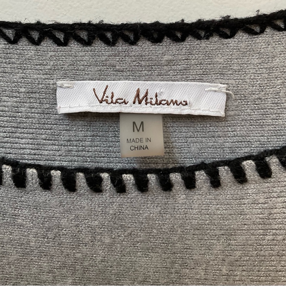 Vila Milano Stitch Trim Dolman Sleeve Sweater - Picture 4 of 5